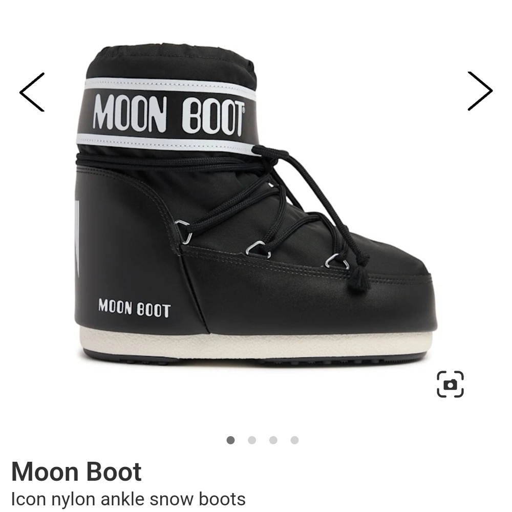 Moon Boot Black Ankle Snow Boots